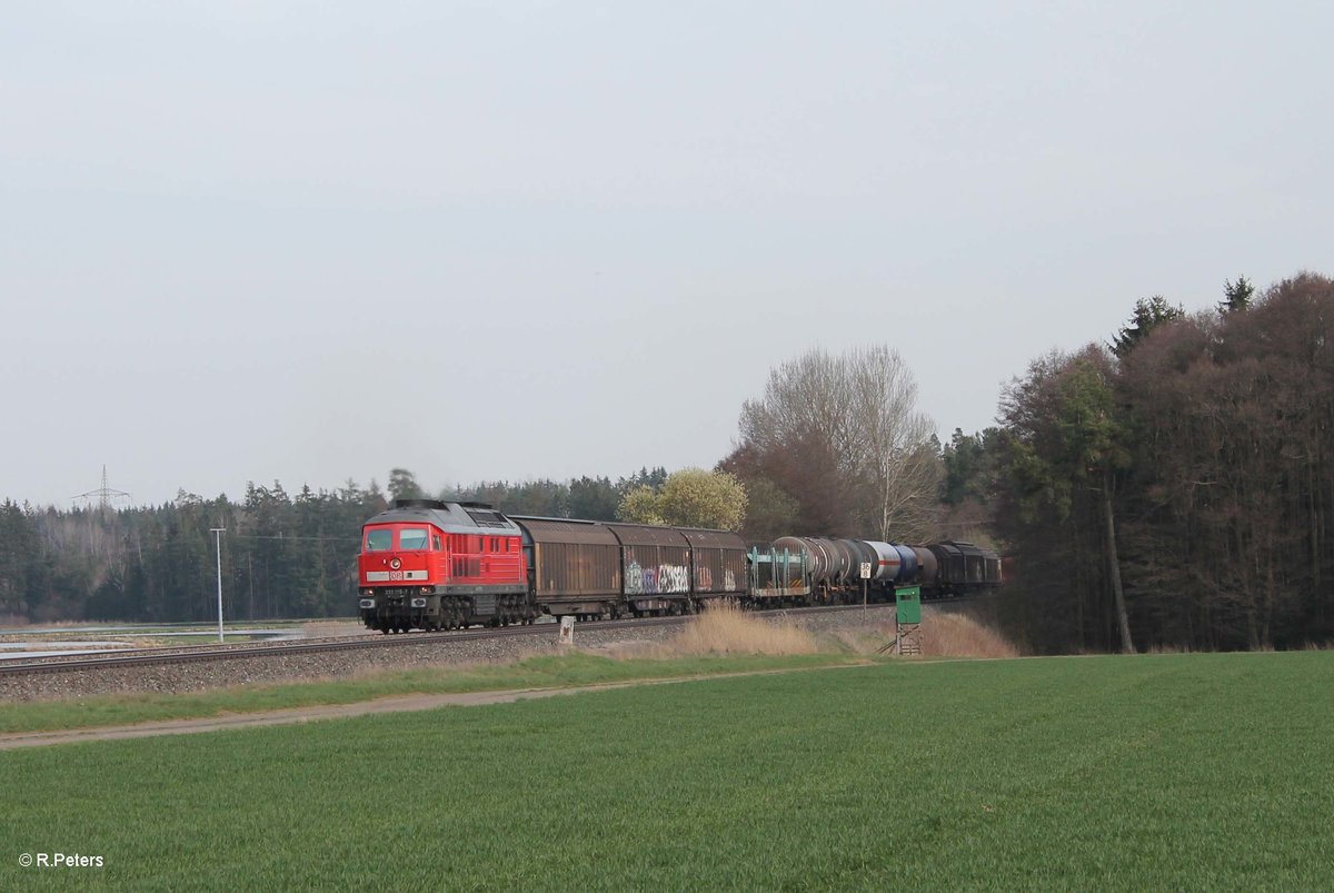 233 176-7 mit dem Frankenwald Umleiter 51724 Nürnberg - Leipzig Engelsdorf bei Oberteich. 05.04.16