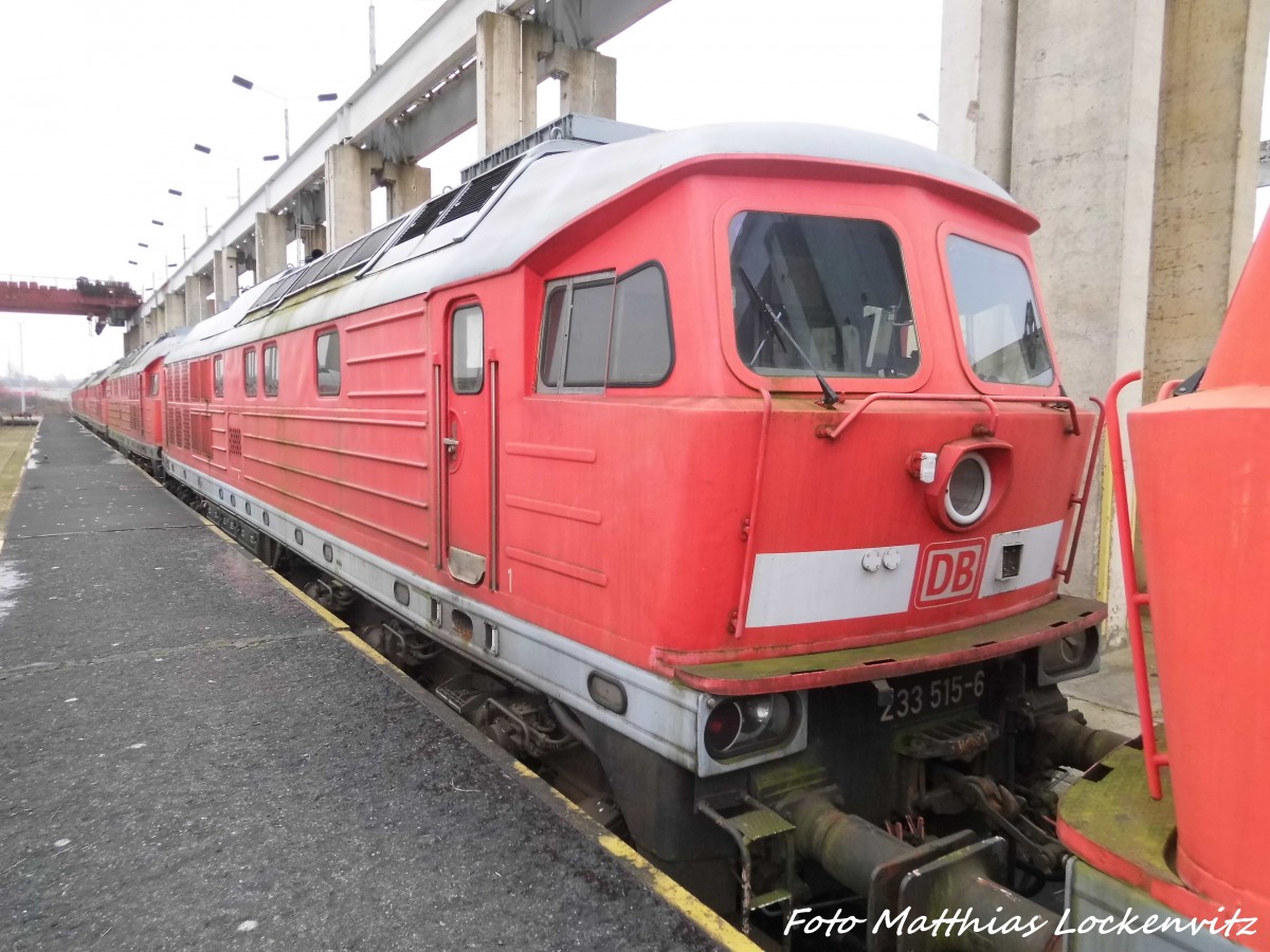 233 515 abgestellt in Mukran/R�gen am 2.1.16