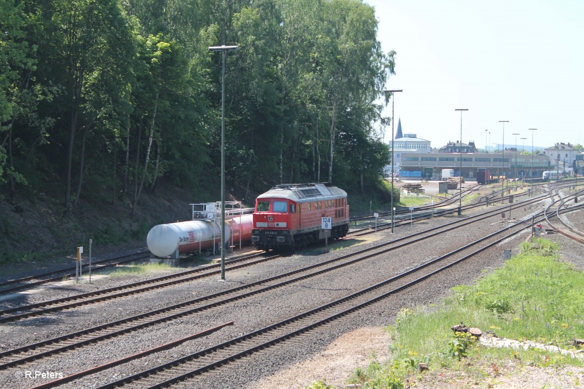 233 636-0 steht in Marktredwitz an der Tankstelle. 05.06.15