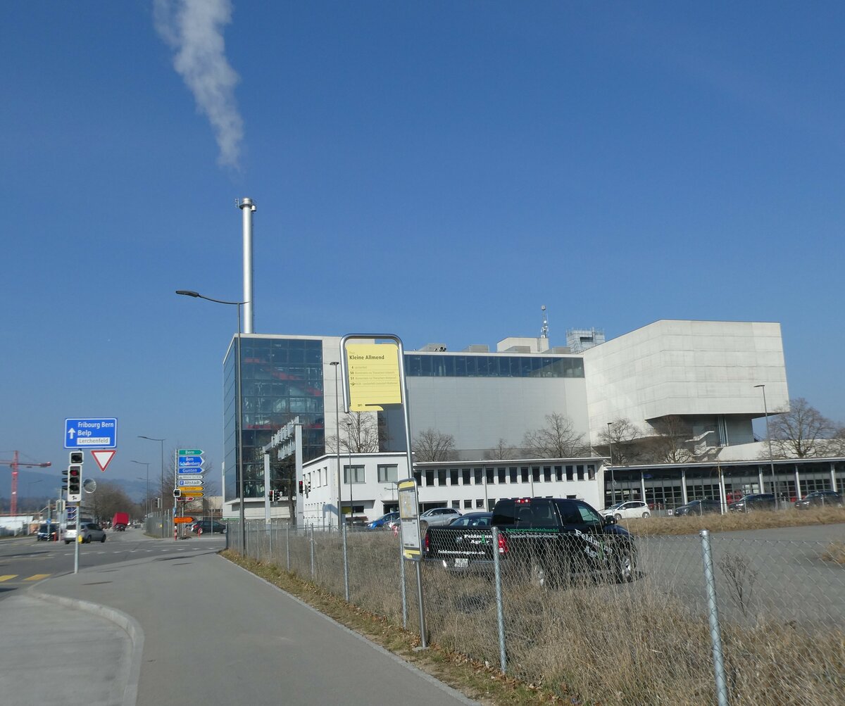 (233'394) - STI-Haltestelle am 6. M�rz 2022 in Thun, Kleine Allmend