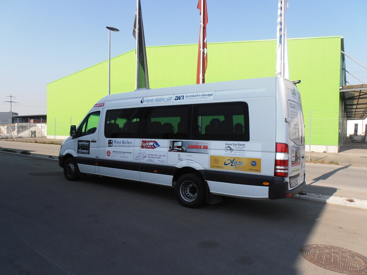 (233'980) - WETA, Walperswil - BE 536'627 - Mercedes am 20. M�rz 2022 in Kerzers, Interbus