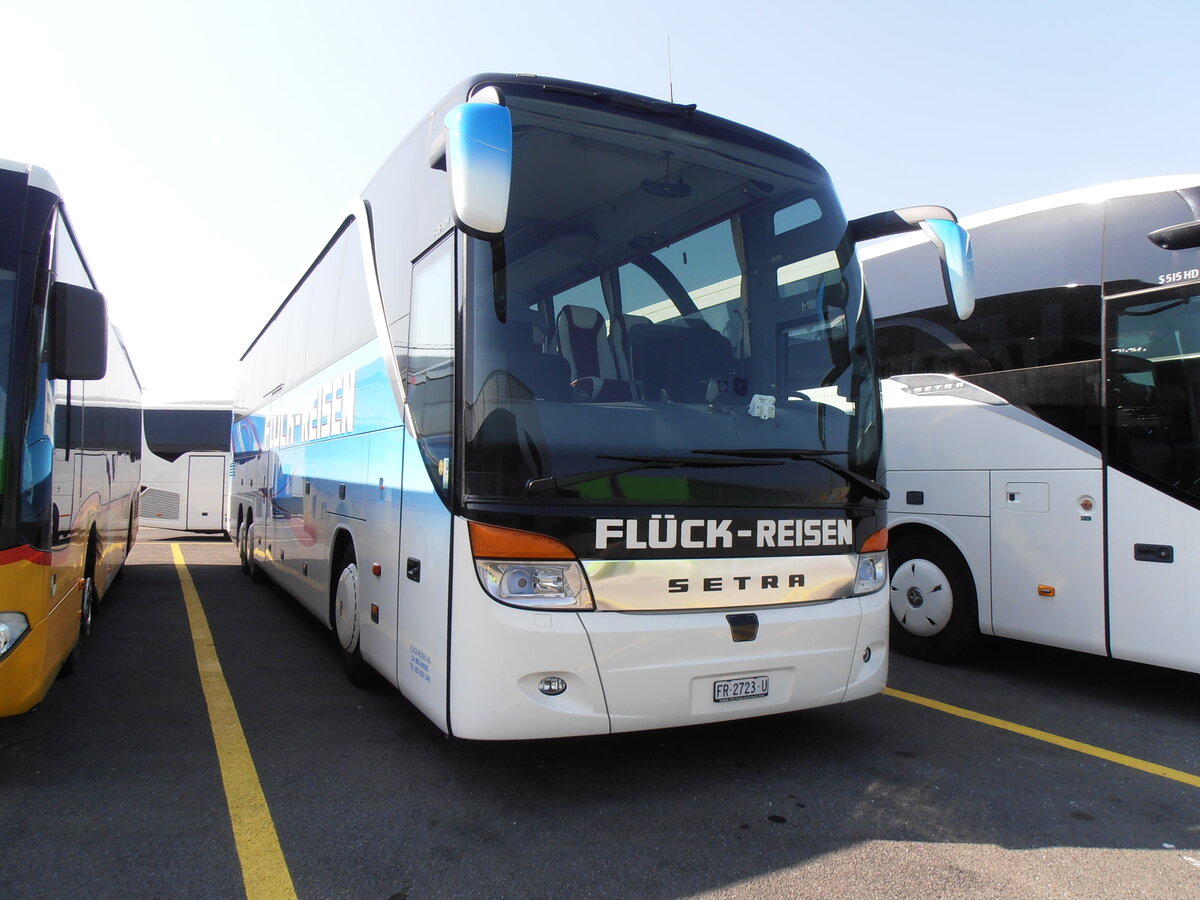(233'985) - Fl�ck, Brienz - FR 2723 U - Setra am 20. M�rz 2022 in Kerzers, Interbus
