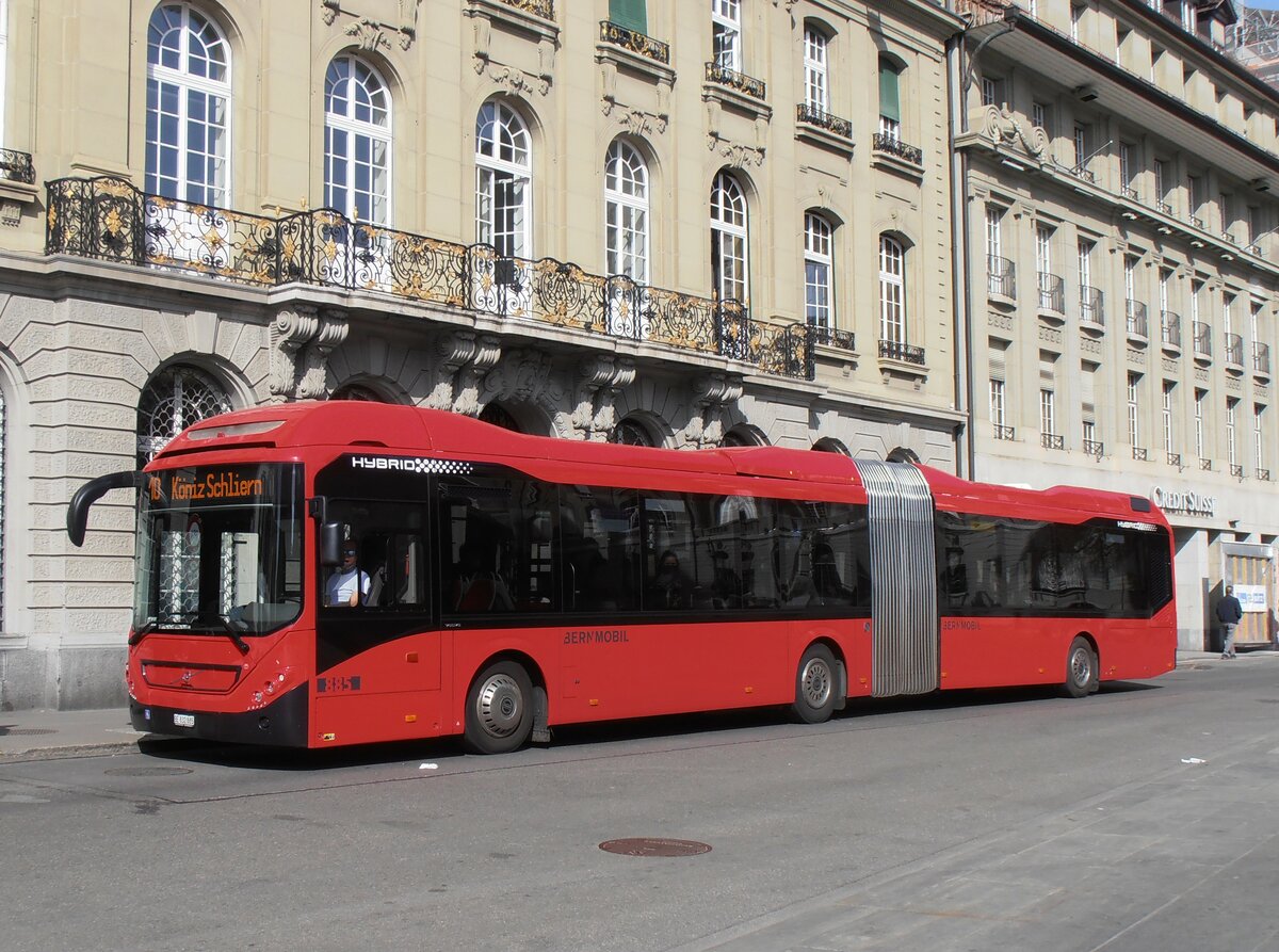 (234'120) - Bernmobil, Bern - Nr. 885/BE 832'885 - Volvo am 28. M�rz 2022 in Bern, Bundesplatz