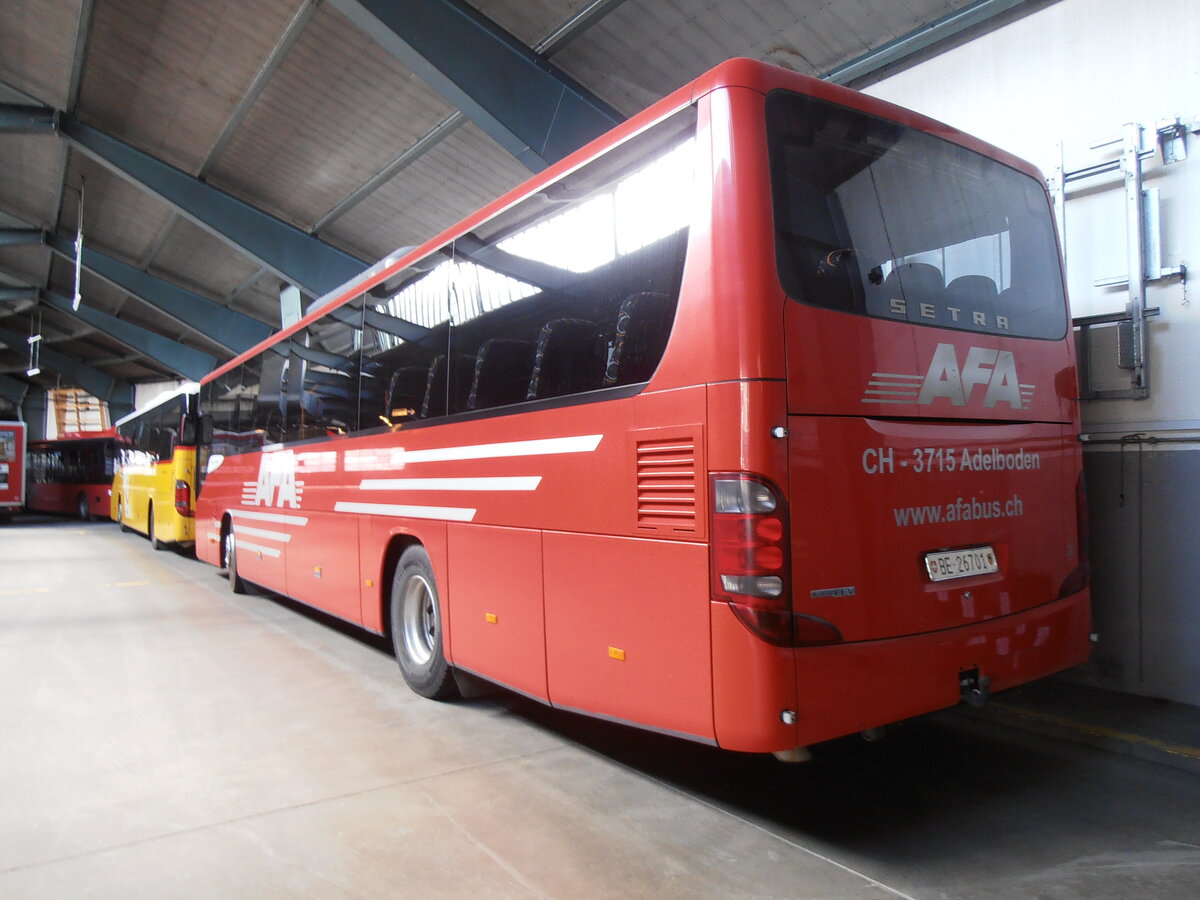 (234'212) - AFA Adelboden - Nr. 24/BE 26'701 - Setra am 5. April 2022 in Adelboden, Busstation