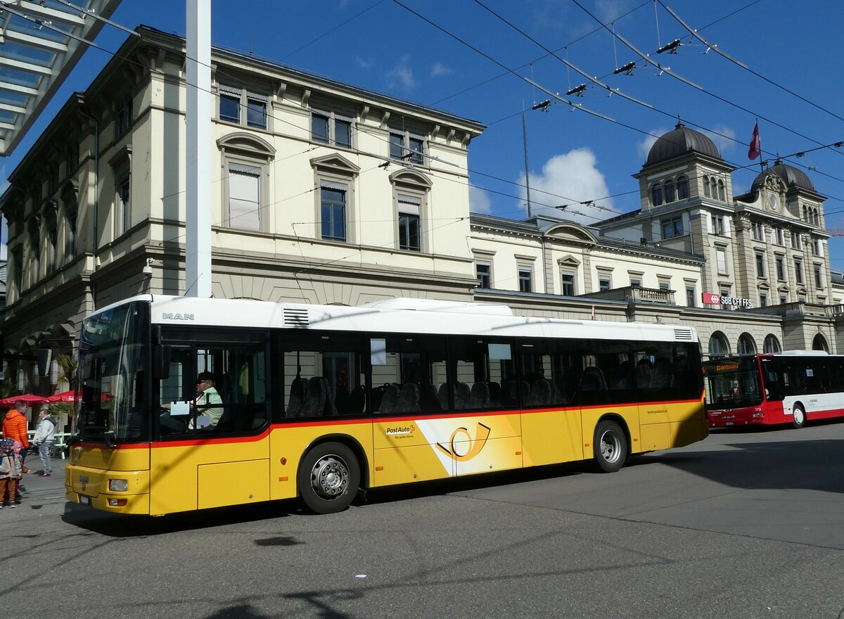 (234'298) - PostAuto Z�rich - Nr. 192/ZH 781'186 - MAN (ex Nr. 37) am 10. April 2022 beim Hauptbahnhof Winterthur