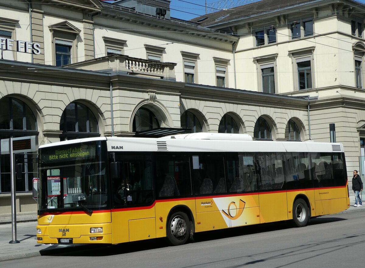 (234'340) - PostAuto Z�rich - Nr. 192/ZH 781'186 - MAN am 10. April 2022 beim Hauptbahnhof Winterthur