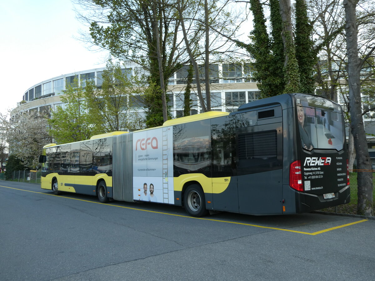 (234'627) - STI Thun - Nr. 706/BE 818'706 - Mercedes am 16. April 2022 bei der Schiffl�ndte Thun