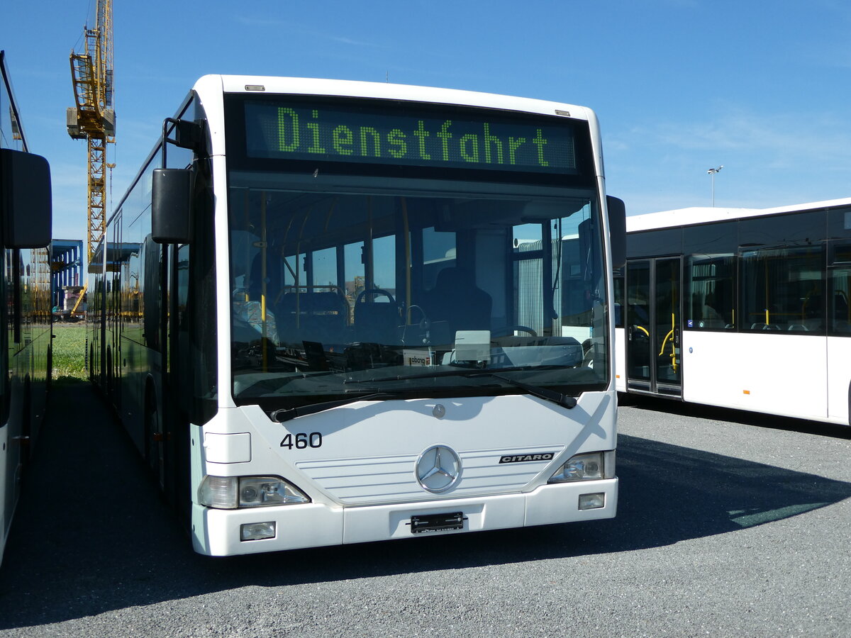 (234'711) - Intertours, Domdidier - Nr. 460 - Mercedes (ex Nr. 204; ex Nr. 1; ex ARAG Ruswil; ex Schneider, Ermenswil Nr. 7) am 18. April 2022 in Domdidier, Garage