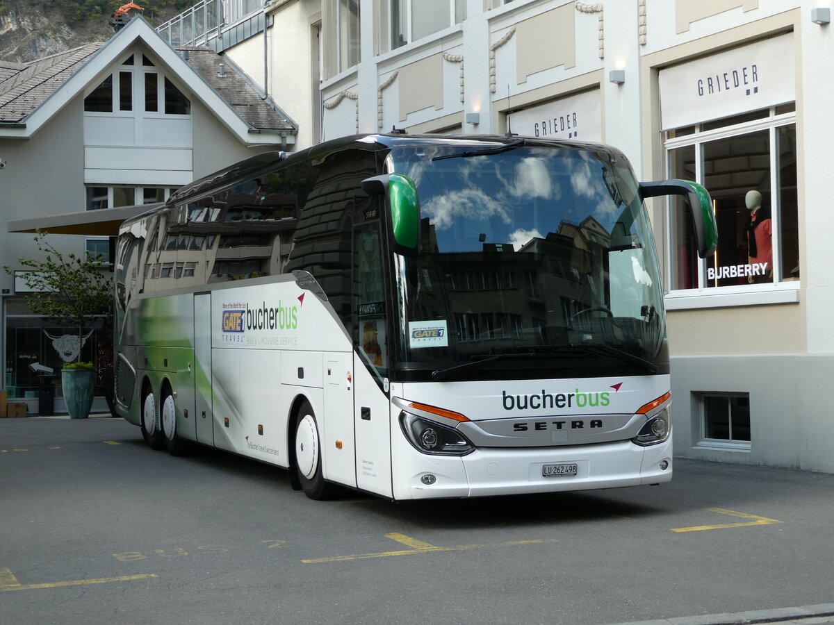 (234'990) - Bucher, Luzern - Nr. 26/LU 262'498 - Setra am 1. Mai 2022 in Interlaken, H�heweg