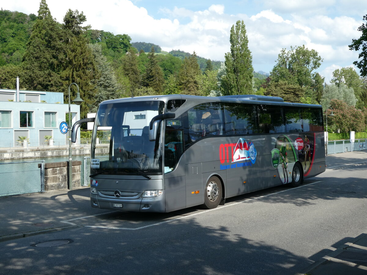 (235'567) - Ott, Steffisburg - BE 657'249 - Mercedes am 14. Mai 2022 bei der Schiffl�ndte Thun