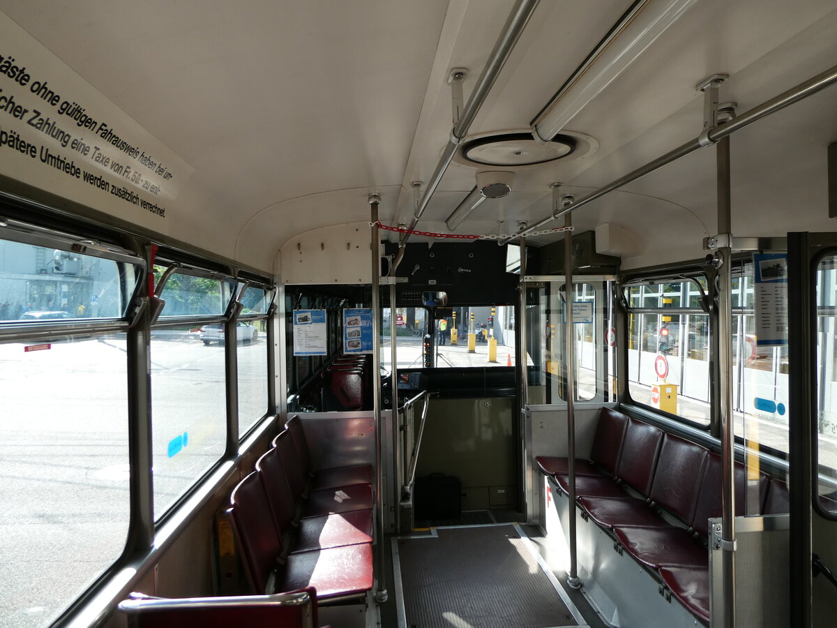 (236'377) - VBZ Z�rich (TMZ) - Nr. 540/ZH 187'540 - Saurer/Saurer (ex Nr. 7540; ex Nr. 540) am 28. Mai 2022 in Z�rich, Garage Hardau (Innenaufnahme)