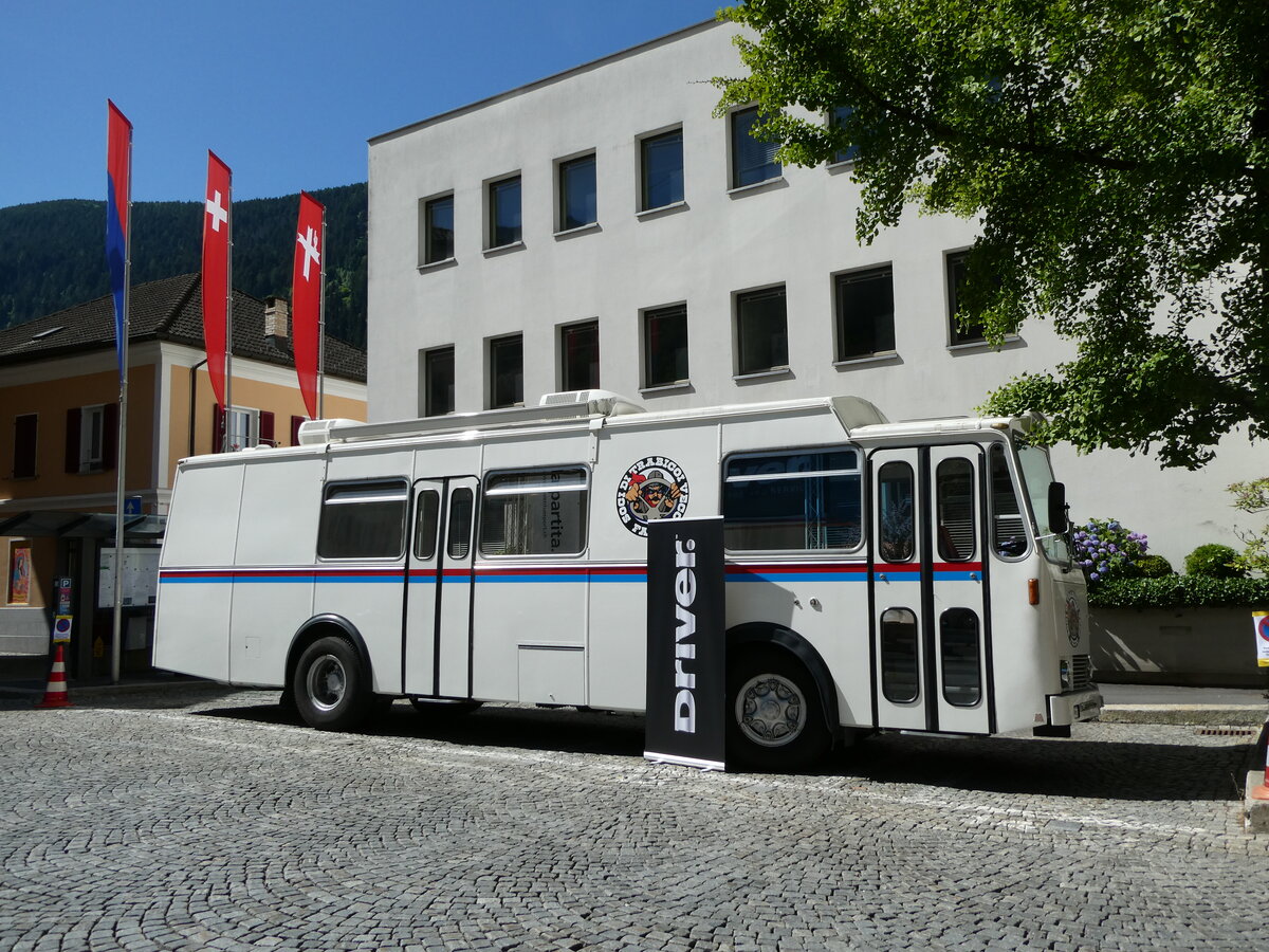 (237'128) - Barenco, Faido - Saurer/T�scher-Lepori (ex Repubblica e Cantone Ticino, Bellinzona; ex P 24'672) am 12. Juni 2022 in Faido, Post