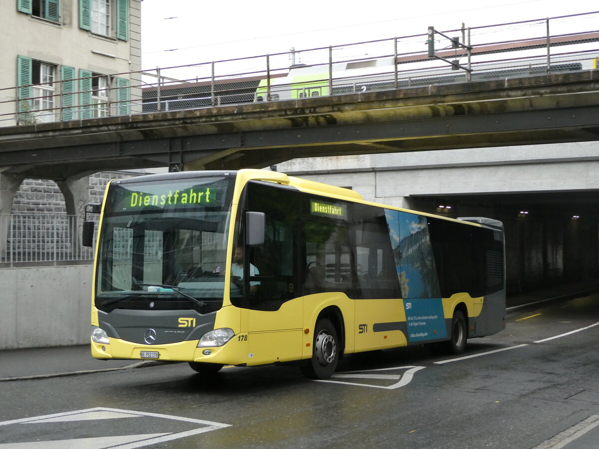 (237'387) - STI Thun - Nr. 178/BE 752'178 - Mercedes am 24. Juni 2022 in Thun, Frutigenstrasse