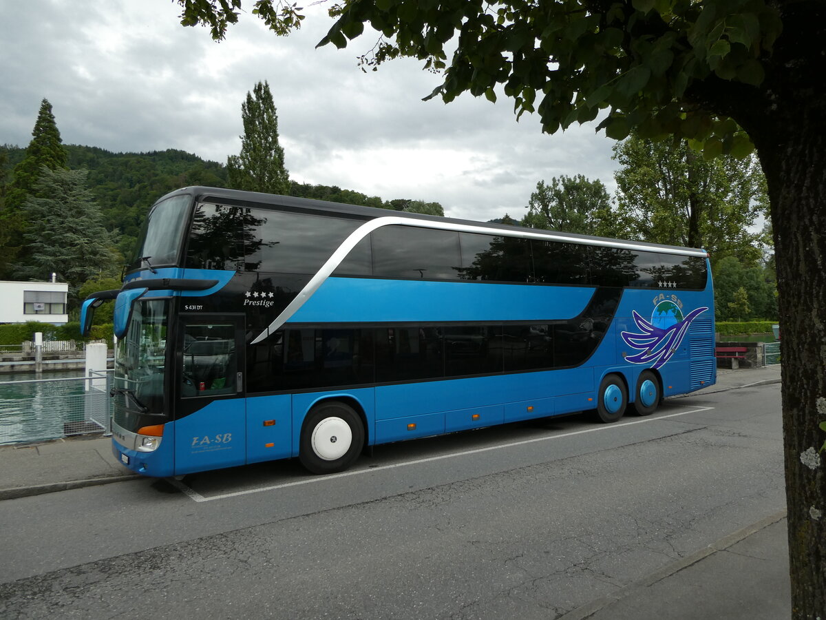 (237'438) - FA-SB, St. Gallen - SG 456'946 - Setra am 24. Juni 2022 bei der Schiffl�ndte Thun