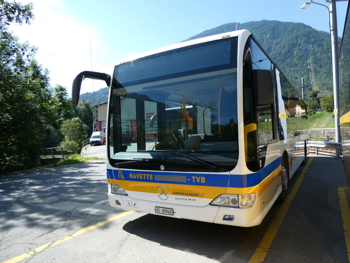(238'098) - TMR Martigny - Nr. 106/VS 89'948 - Mercedes am 16. Juli 2022 in Orsi�res, Garage