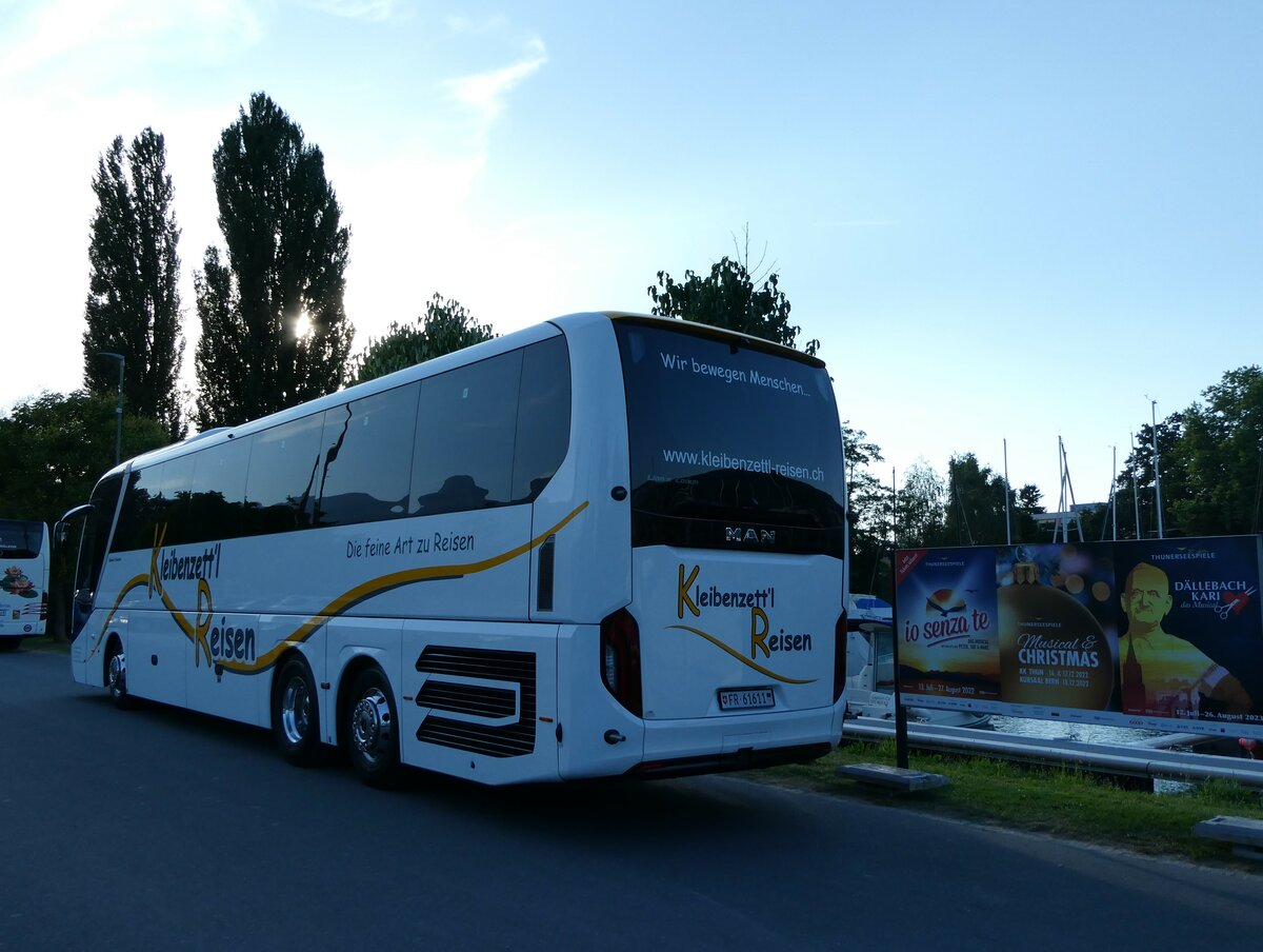 (238'210) - Kleibenzett'l, Kleinb�singen - FR 61'611 - MAN am 16. Juli 2022 in Thun, Strandbad