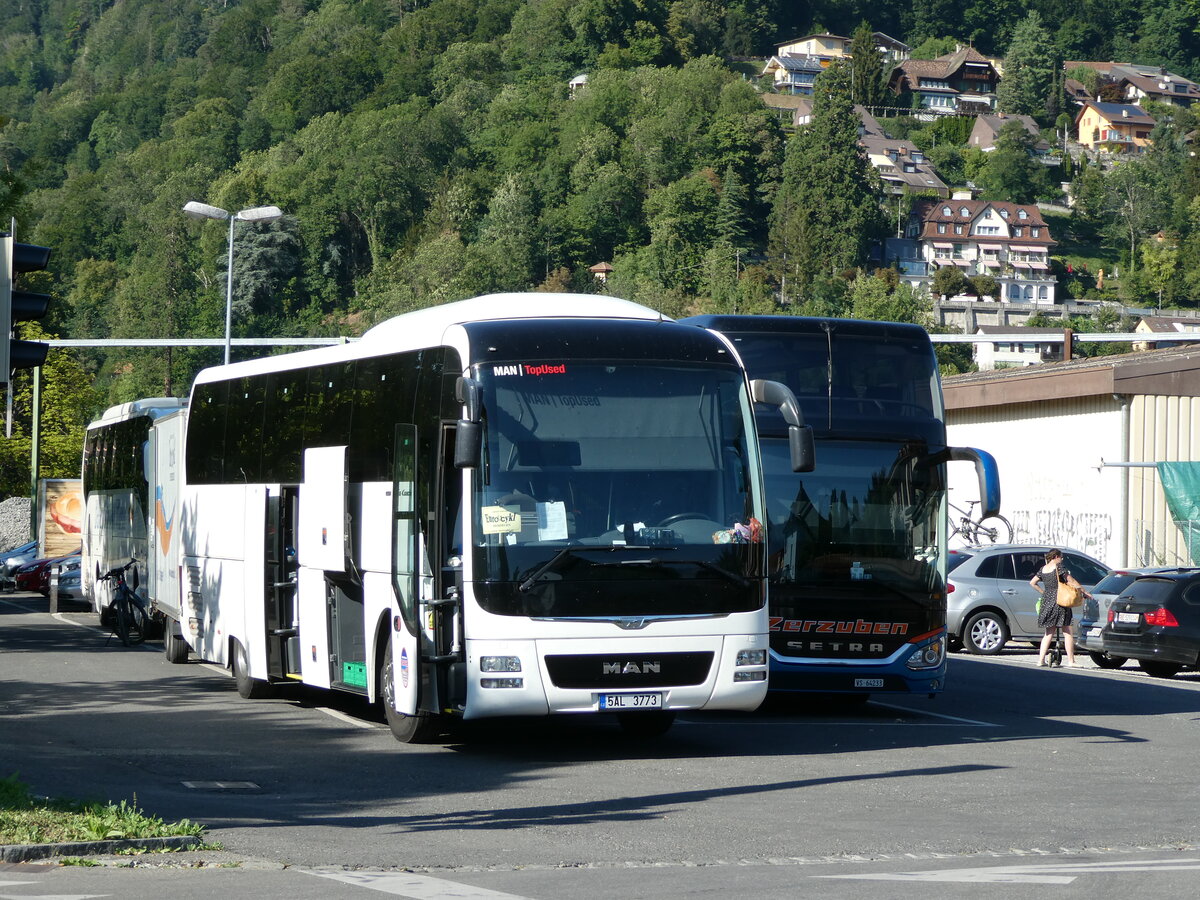 (238'297) - Aus Tschechien: Pavel, Zenklava - 5AL 3773 - MAN am 18. Juli 2022 in Thun, Seestrasse