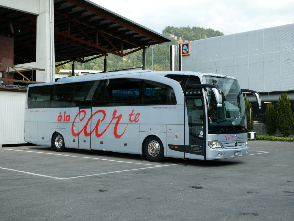 (238'306) - � la Carte, Liestal - BL 6663 - Mercedes am 21. Juli 2022 in Thun, Grabengut