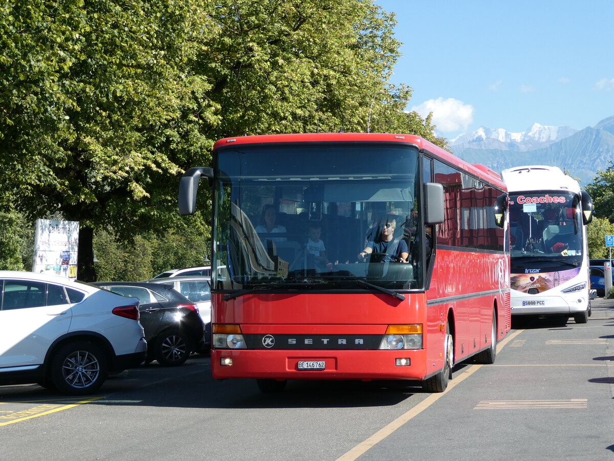 (239'018) - Land-Bus, Wattenwil - BE 146'762 - Setra (ex Gander, Ch�teau-d'Oex; ex TRAVYS Yverdon; ex AFA Adelboden Nr. 5) am 13. August 2022 in Thun, CarTerminal