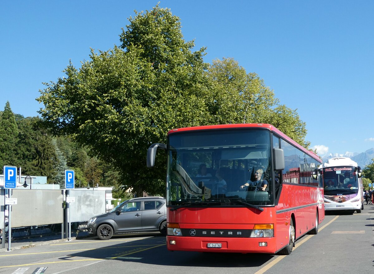 (239'019) - Land-Bus, Wattenwil - BE 146'762 - Setra (ex Gander, Ch�teau-d'Oex; ex TRAVYS Yverdon; ex AFA Adelboden Nr. 5) am 13. August 2022 in Thun, CarTerminal 
