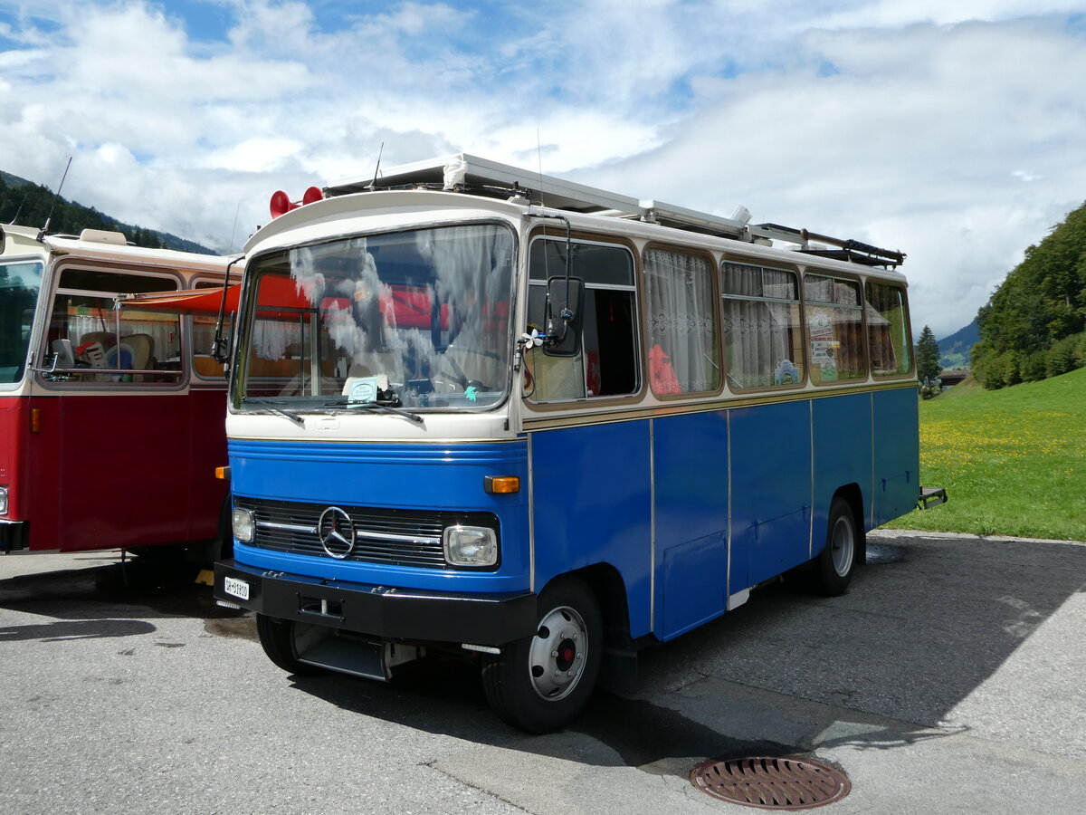 (239'145) - Niederer P., Langwiesen - SH 31'810 - Mercedes/R&J (ex Stoll, Wilchingen) am 20. August 2022 in Wildhaus, Munzenriet