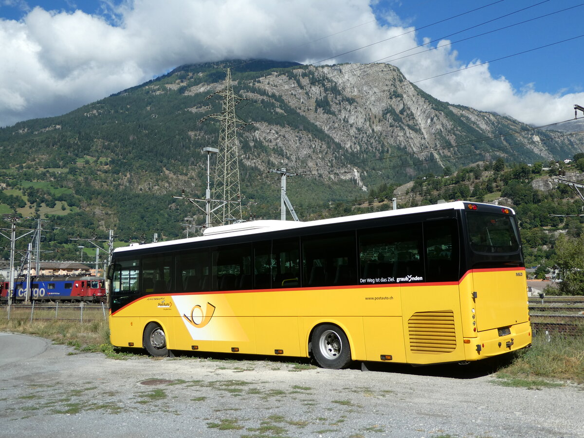 (239'349) - PostAuto Graubnden - (GR 162'971) - Irisbus am 21. August 2022 bei Brig