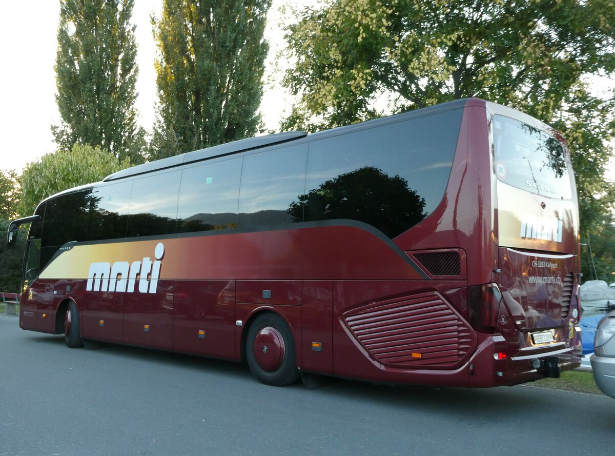 (239'455) - Marti, Kallnach - Nr. 9/BE 572'209 - Setra am 23. August 2022 in Thun, Strandbad