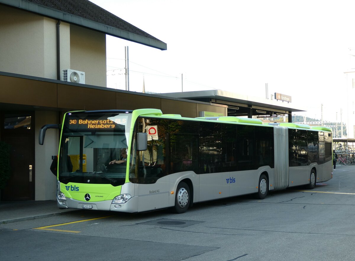 (239'730) - Busland, Burgdorf - Nr. 301/BE 622'301 - Mercedes am 28. August 2022 beim Bahnhof Konolfingen