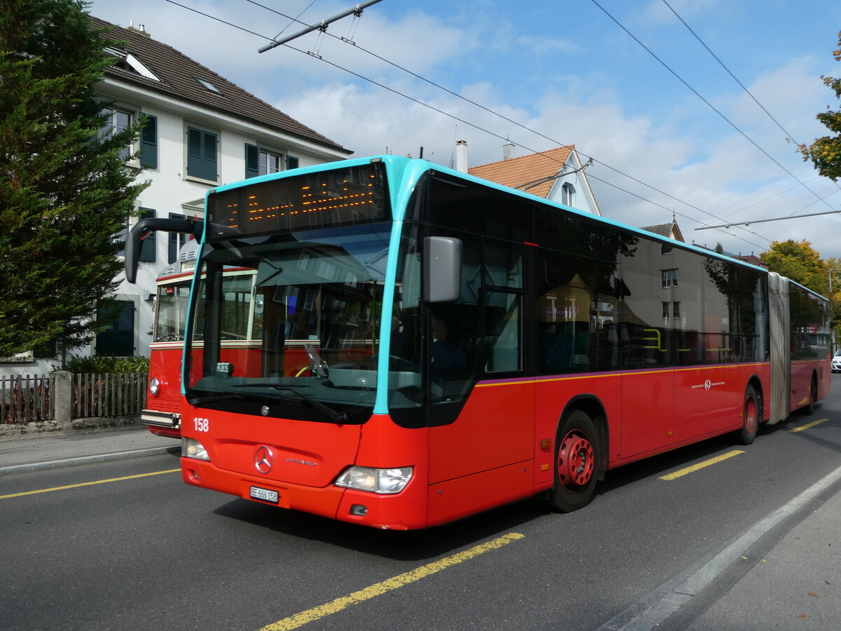 (240'818) - VB Biel - Nr. 158/BE 666'158 - Mercedes am 9. Oktober 2022 in Biel, Lerchenweg