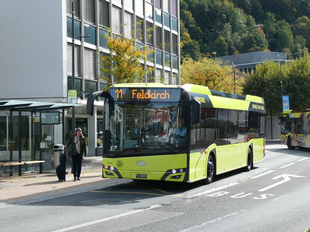 (240'941) - BOS PS Anstalt, Vaduz - Nr. 530/FL 40'215 - Solaris am 11. Oktober 2022 in Vaduz, St�dtle