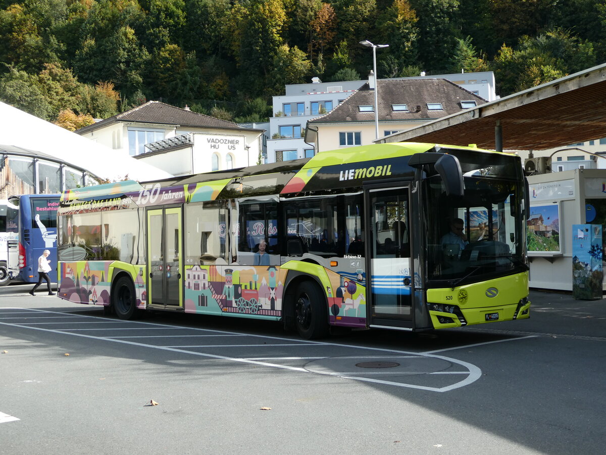 (240'956) - BOS PS Anstalt, Vaduz - Nr. 520/FL 40'205 - Solaris am 11. Oktober 2022 in Vaduz, St�dtle