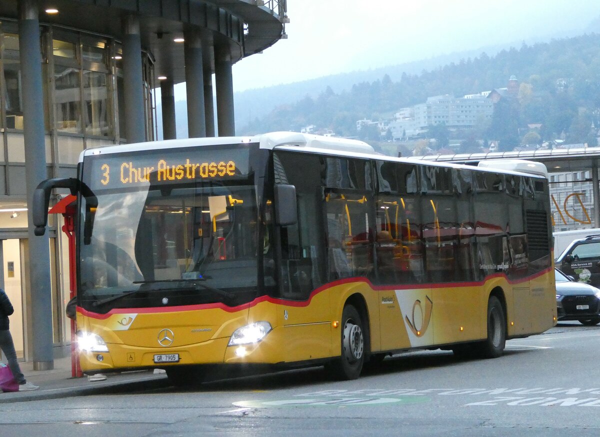 (241'171) - D�nser, Trimmis - GR 7905 - Mercedes am 12. Oktober 2022 in Chur, Post 1