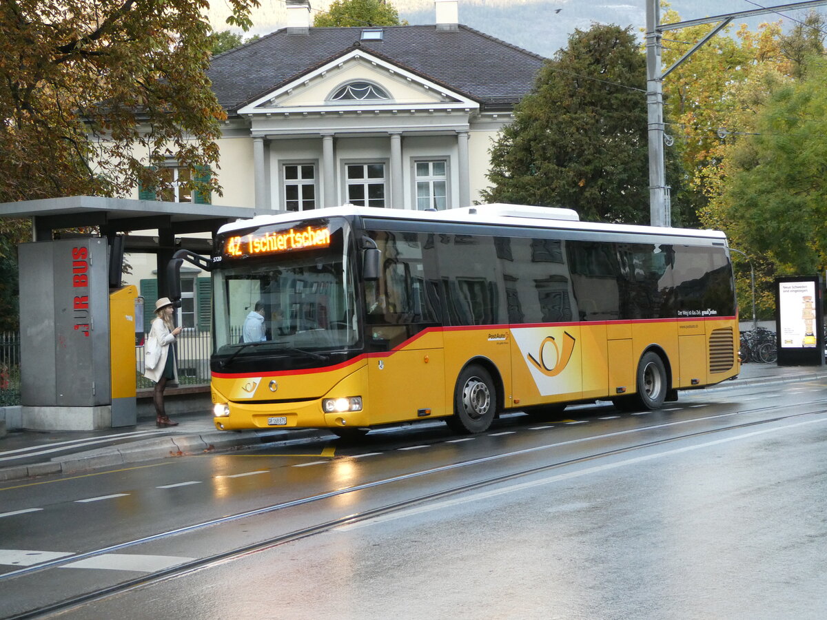 (241'266) - PostAuto Graubnden - GR 168'875 - Irisbus am 14. Oktober 2022 in Chur, Malteser