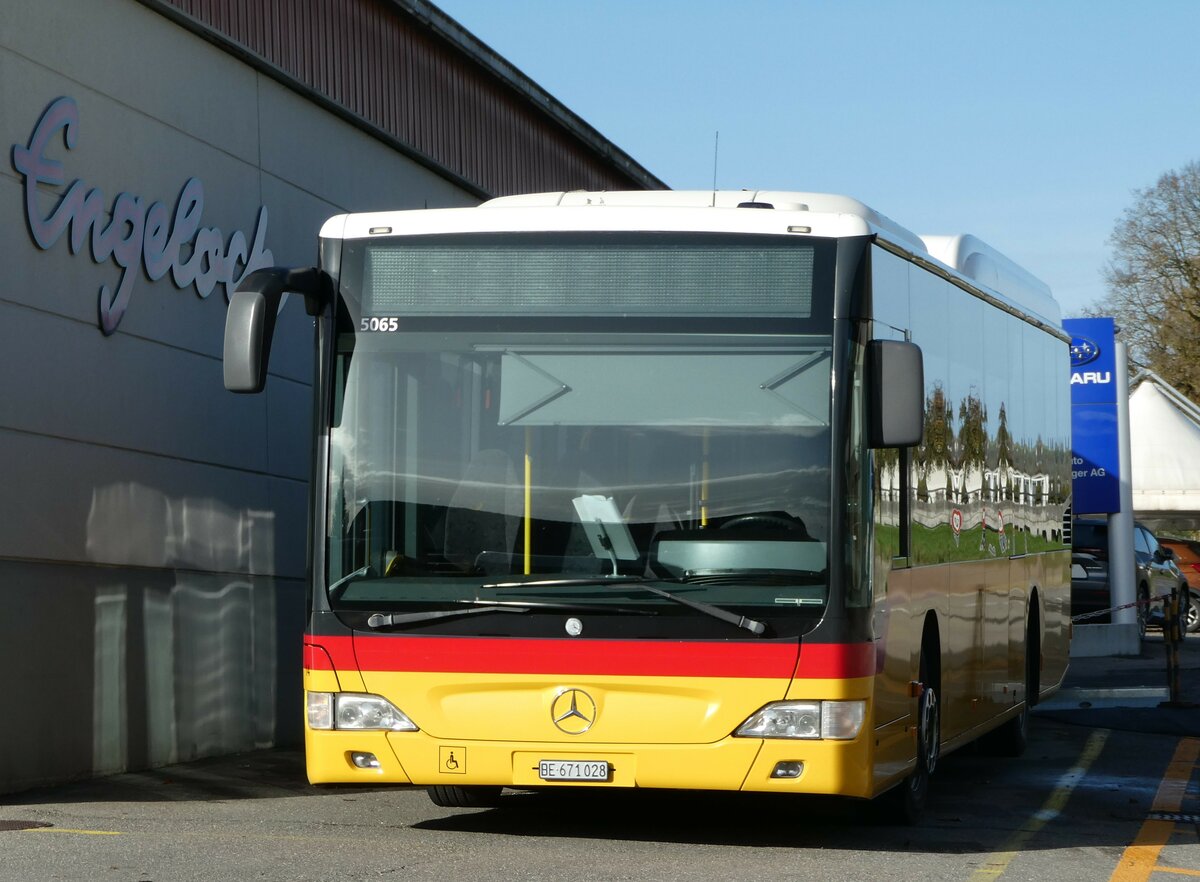 (241'883) - Engeloch, Riggisberg - Nr. 14/BE 671'028 - Mercedes am 28. Oktober 2022 in Riggisberg, Garage