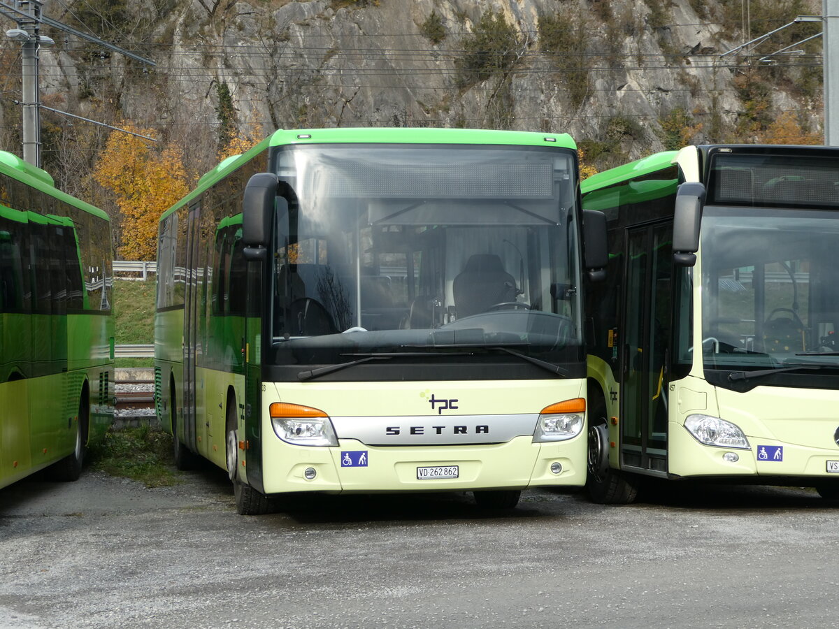 (243'415) - TPC Aigle - Nr. 33/VD 262'862 - Setra (ex Volnbusz, H-Budapest) am 3. Dezember 2022 in Aigle, Dpt