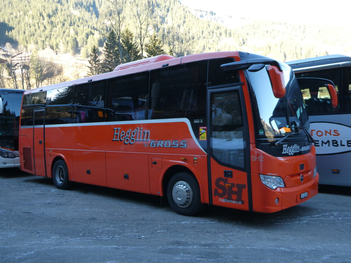 (244'837) - Hegglin, Rorschach - Nr. SH2/SG 60'374 - Temsa am 7. Januar 2023 in Adelboden, ASB