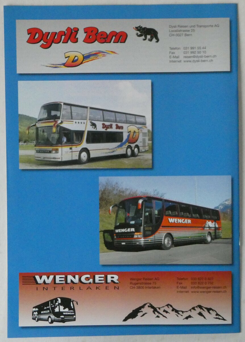 (245'309) - Dysli/Wenger 2006 am 23. Januar 2023 in Thun (R�ckseite)