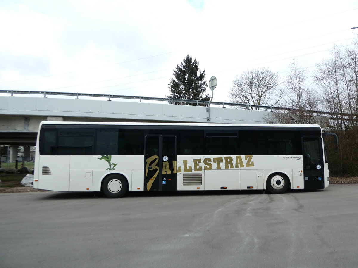 (245'465) - Ballestraz, Gr�ne - (VS 13'122) - Irisbus am 28. Januar 2023 in Kerzers, Interbus