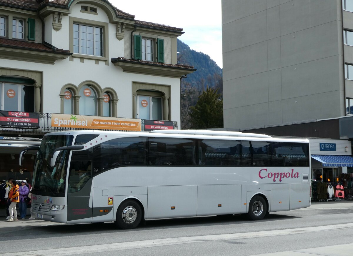 (247'189) - Aus Italien: Coppola, San Cipriano - FN-244 EF - Mercedes am 13. M�rz 2023 beim Bahnhof Interlaken West 