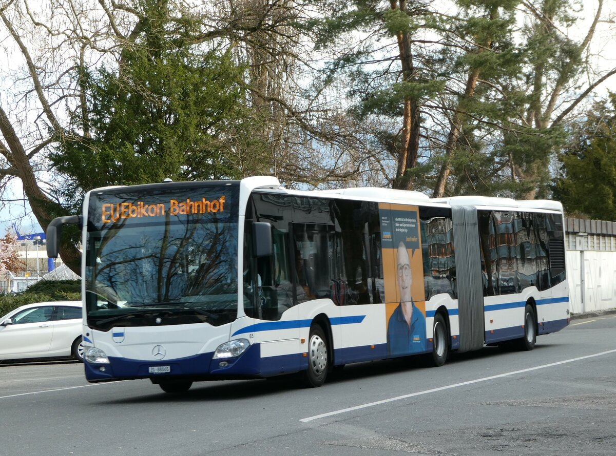 (247'446) - ZVB Zug - Nr. 69/ZG 88'069 - Mercedes am 18. Mrz 2023 in Luzern, Inseli-P