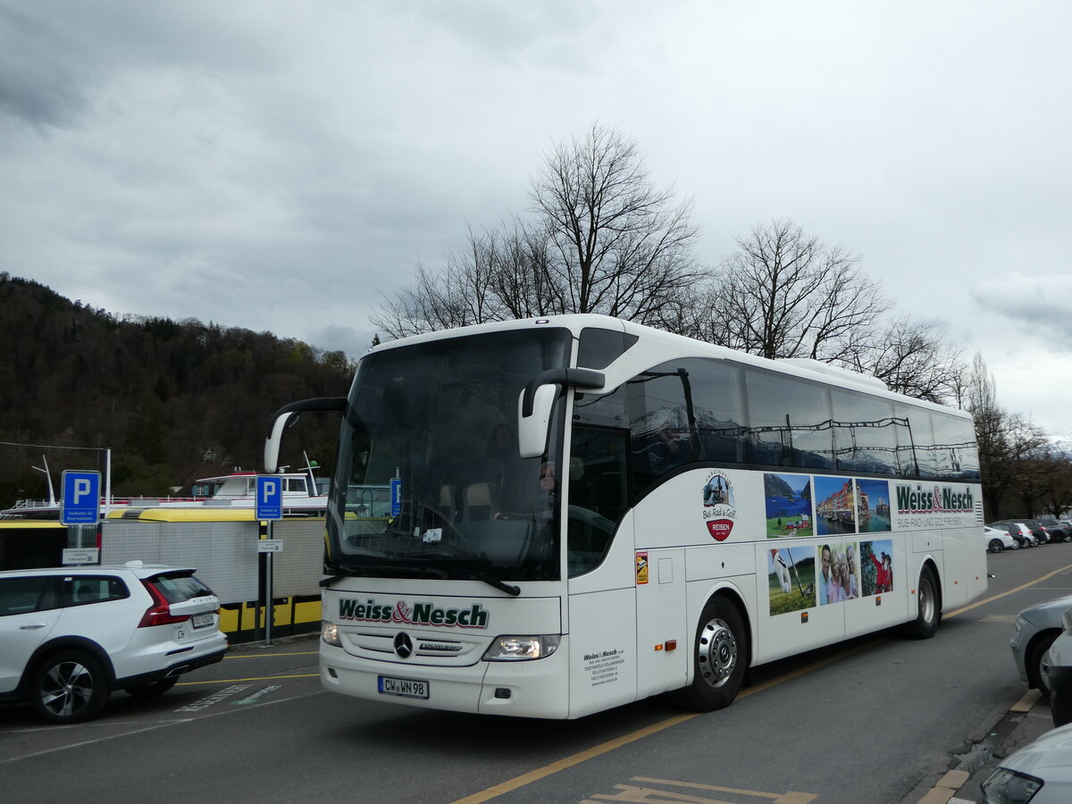 (248'379) - Aus Deutschland: Weiss&Nesch, Nagold - CW-WN 98 - Mercedes am 12. April 2023 in Thun, CarTerminal