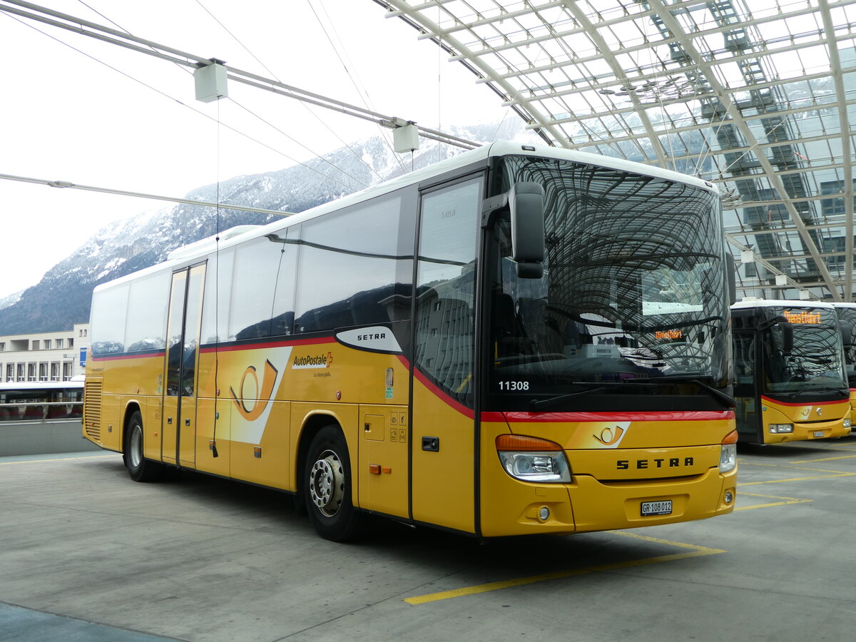 (248'591) - TpM, Mesocco - Nr. 12/GR 108'012/PID 11'308 - Setra am 15. April 2023 in Chur, Postautostation