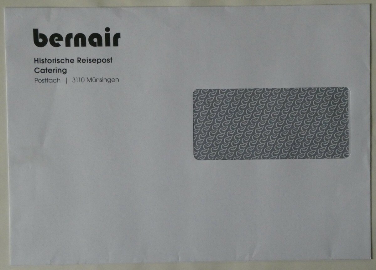 (248'742) - Bernair-Briefumschlag am 17. April 2023 in Thun