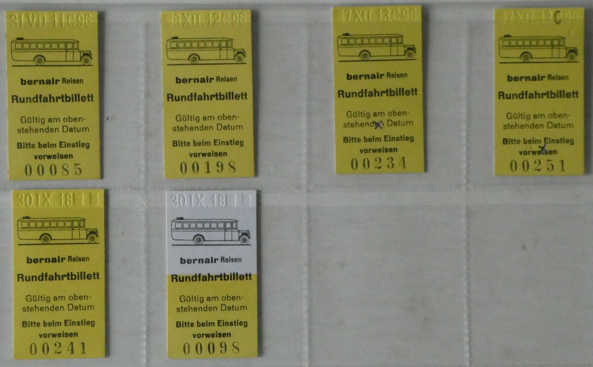 (248'745) - Bernair-Rundfahrtenbillette am 17. April 2023 in Thun