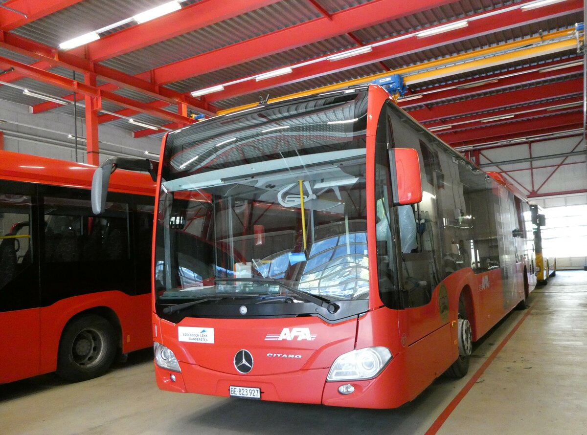 (249'524) - AFA Adelboden - Nr. 97/BE 823'927 - Mercedes am 4. Mai 2023 in Frutigen, Garage