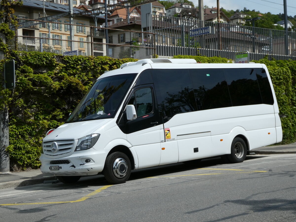 (249'626) - ??? - NE 14'560 - Mercedes am 5. Mai 2023 beim Bahnhof Neuch�tel