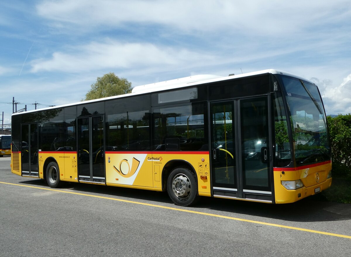 (249'642) - CarPostal Ouest - VD 605'745/PID 5608 - Mercedes (ex JU 65'082; ex Nr. 15) am 5. Mai 2023 in Yverdon, Garage