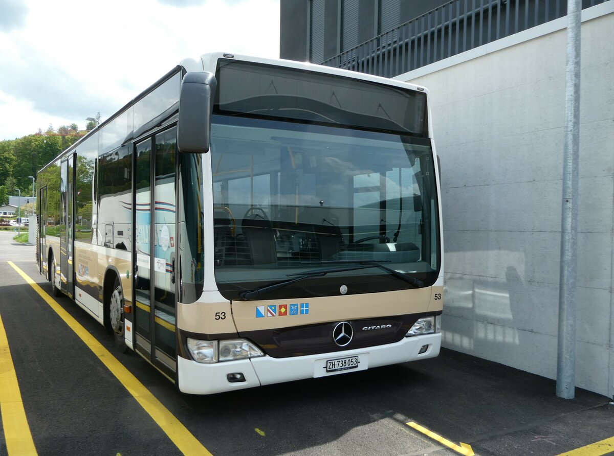 (249'770) - AZZK Zollikon - Nr. 53/ZH 738'053 - Mercedes am 6. Mai 2023 in Winterthur, EvoBus