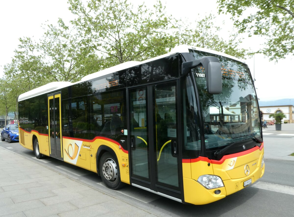 (250'210) - CarPostal Ouest - VD 259'922/PID 11'007 - Mercedes am 18. Mai 2023 beim Bahnhof Yverdon