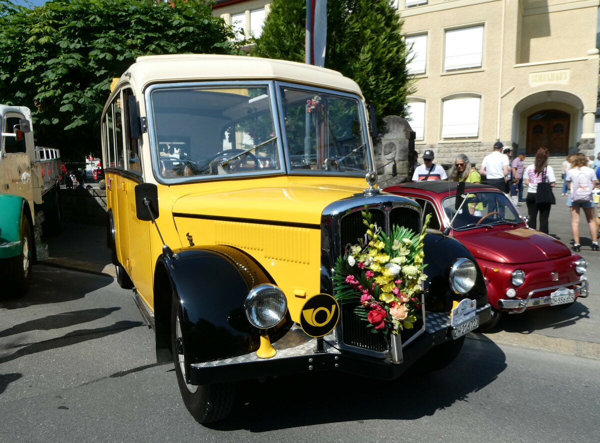 (250'629) - Moser, Schnenberg - ZH 216'722 - Berna/Hess (ex Barenco, Faido) am 27. Mai 2023 in Sarnen, OiO